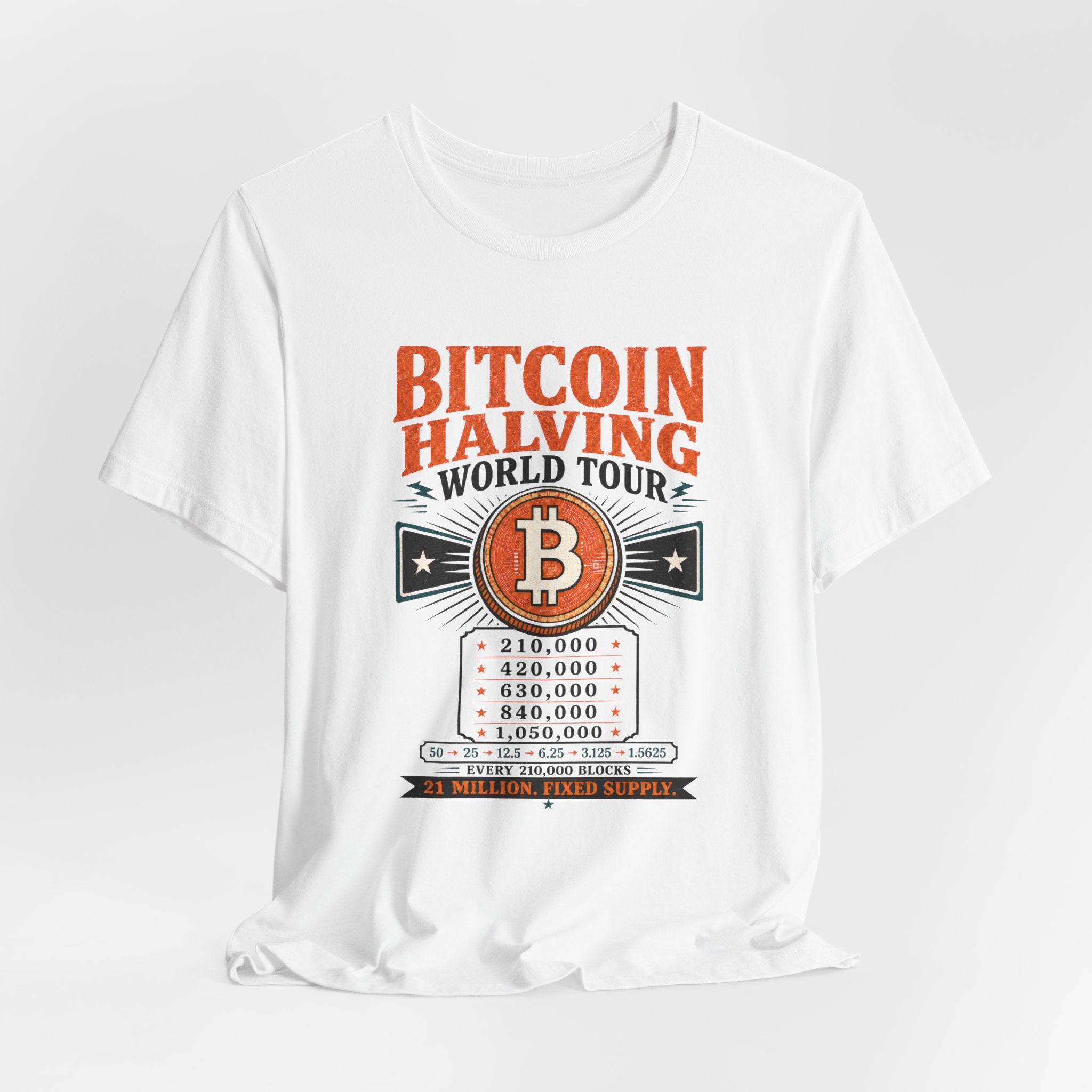 Bitcoin Halving World Tour Tee | Bella Canvas 3001
