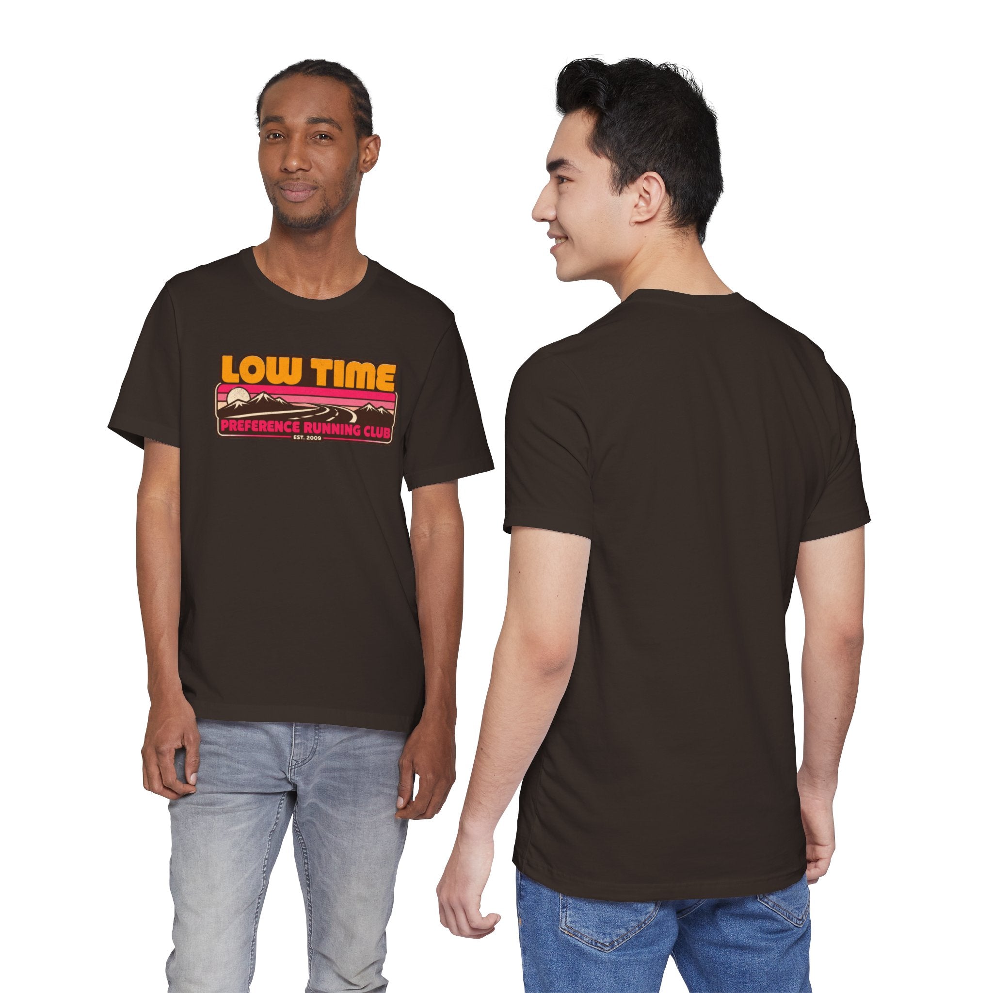 Low Time Preference Retro Running Club T-Shirt Bitcoin Shirt