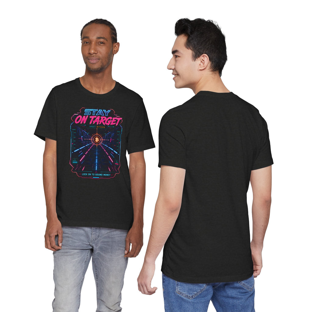Stay On Target Bitcoin Graphic Tee | Bella Canvas 3001
