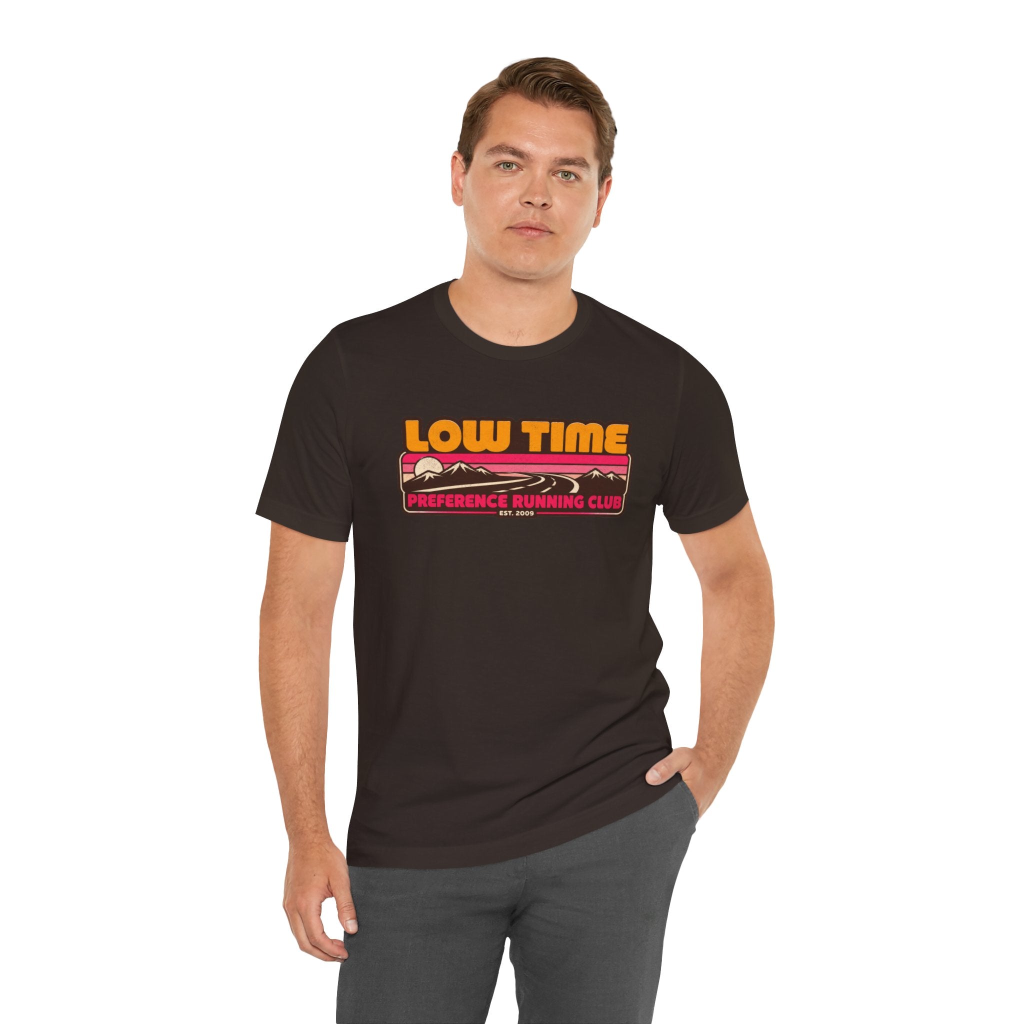 Low Time Preference Retro Running Club T-Shirt Bitcoin Shirt