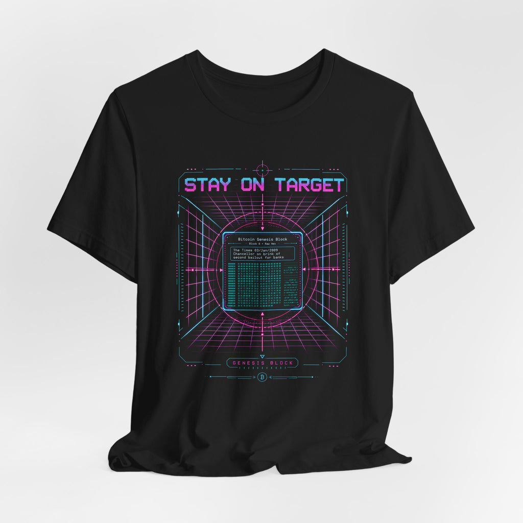 Bitcoin Genesis Block Tee | Retro 80s Cypherpunk Shirt | Bella Canvas 3001