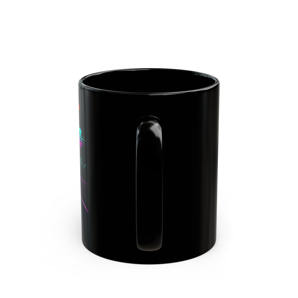 Node Runner Retro Cyberroad Mug | Bitcoin Neon 80s Synthwave 11oz and 15oz
