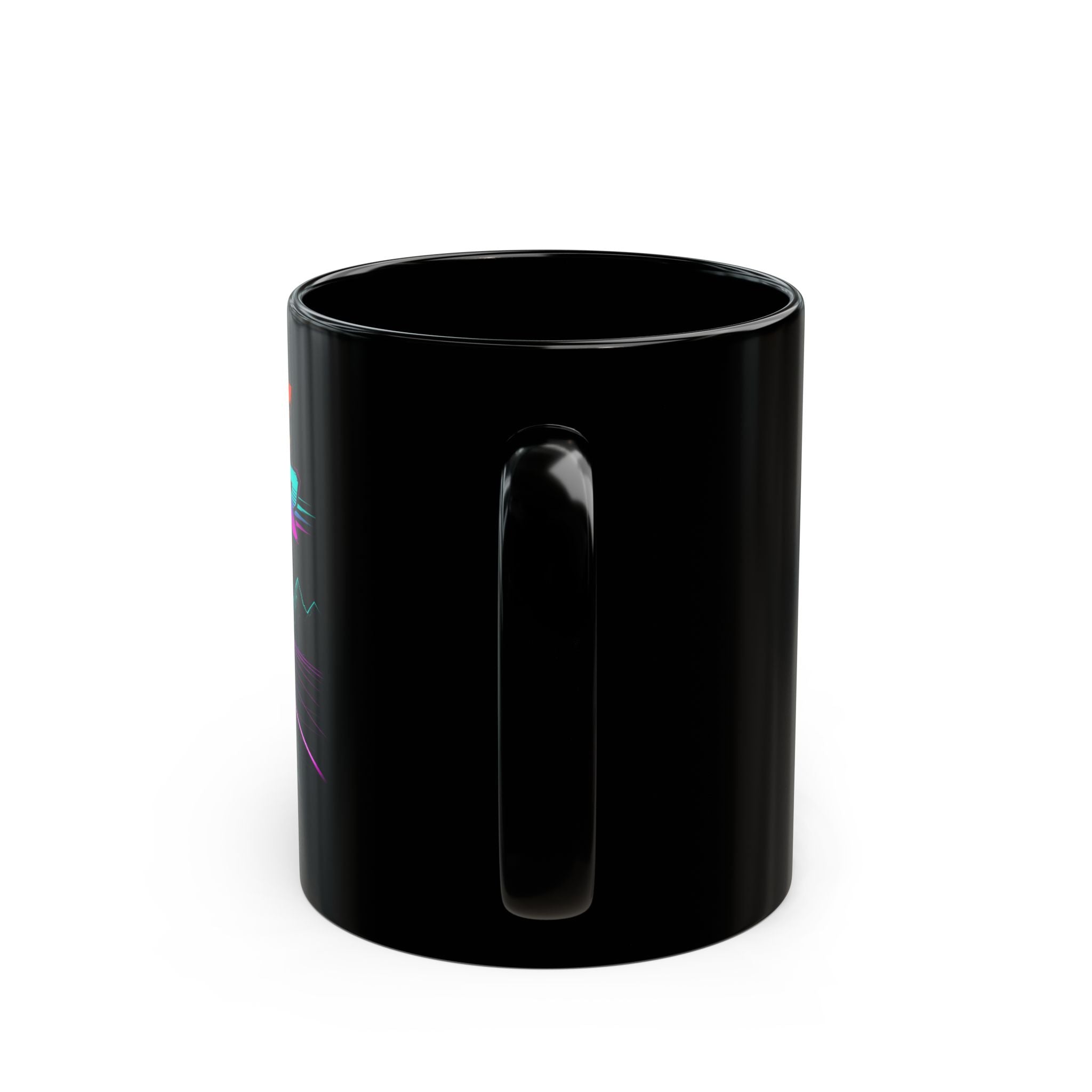 Node Runner Retro Cyberroad Mug | Bitcoin Neon 80s Synthwave 11oz and 15oz