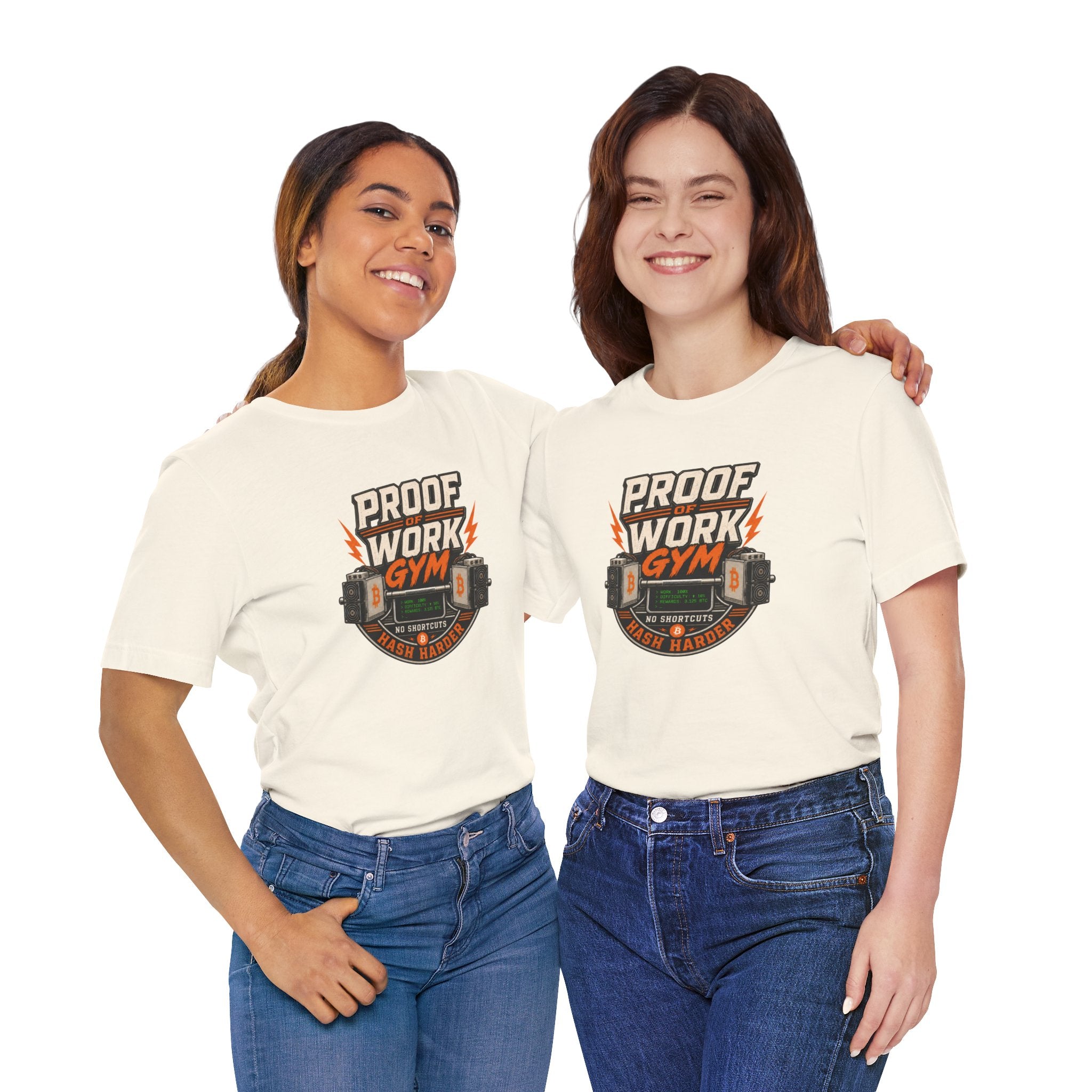 Proof of Work Bitcoin Mining Gym Tee | Bella Canvas 3001