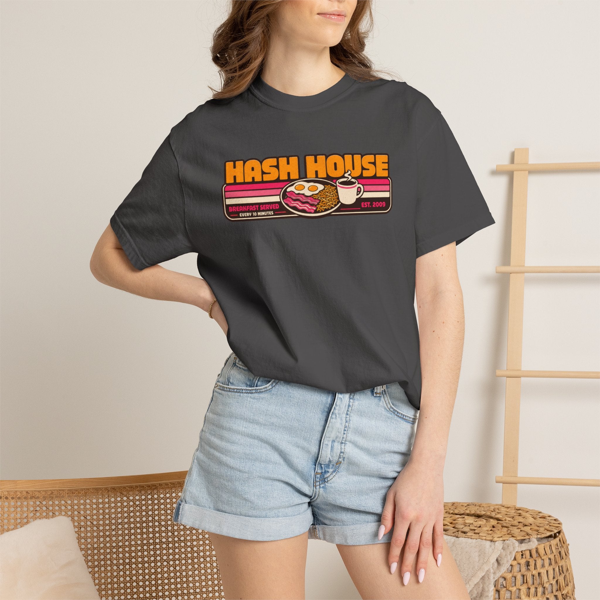 Incognito Heavyweight Hash House Retro Diner Tee | Comfort Colors 1717