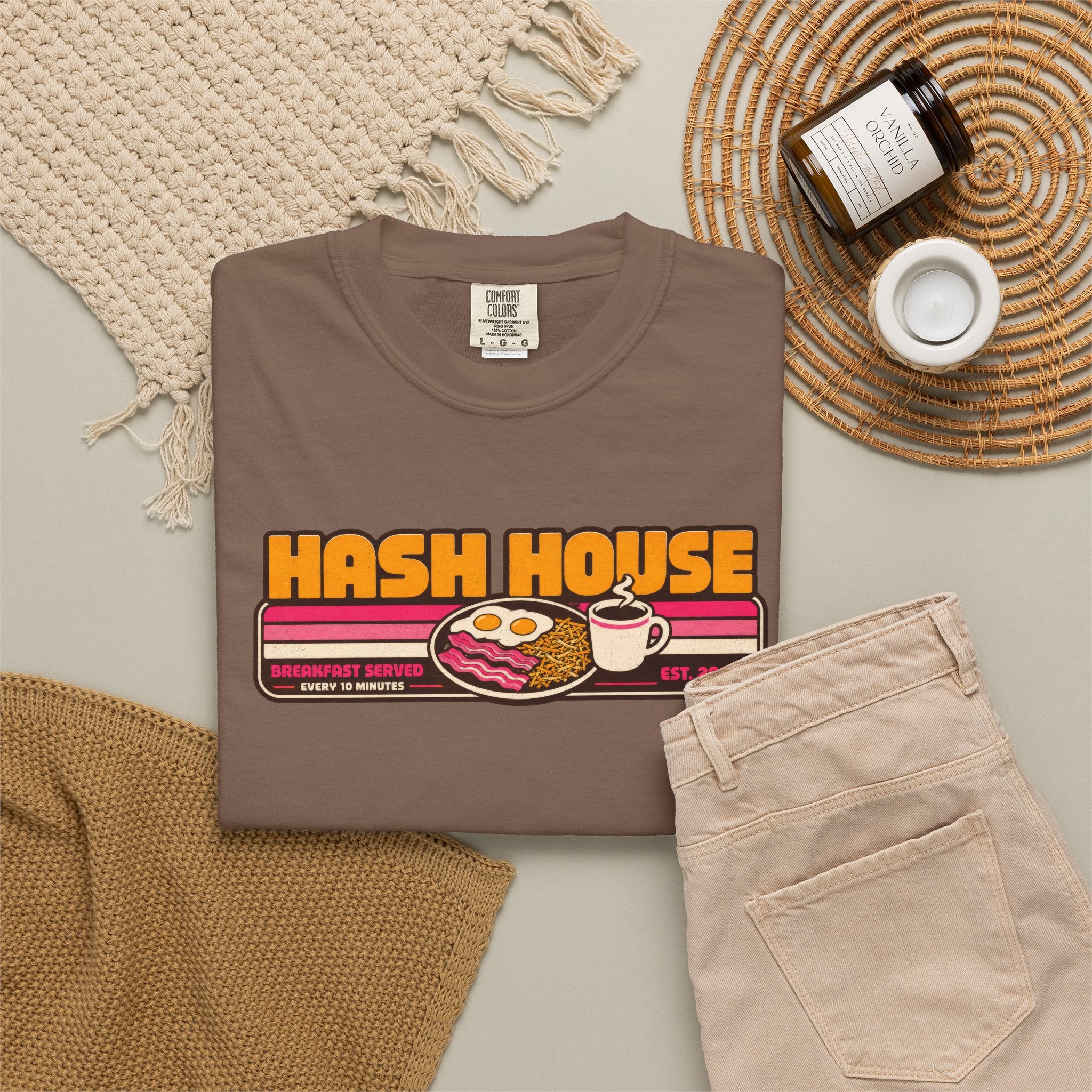 Incognito Heavyweight Hash House Retro Diner Tee | Comfort Colors 1717