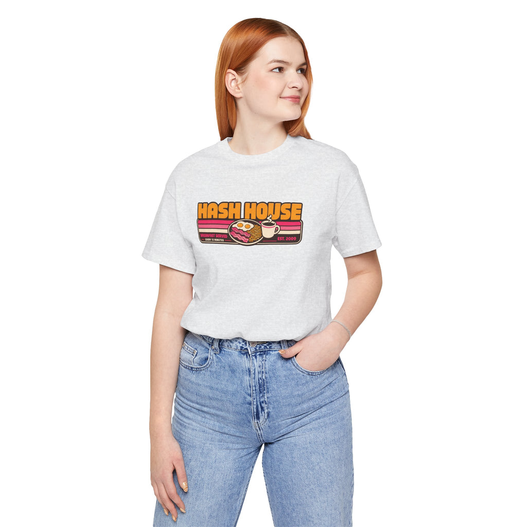 Incognito Hash House Retro Diner Tee | Breakfast Vintage Cafe Shirt | Bella Canvas 3001