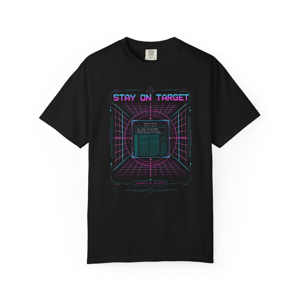 Incognito Genesis Block Heavyweight Tee | Retro 80s Cypherpunk T-shirt | Stay on Target | Comfort Colors 1717