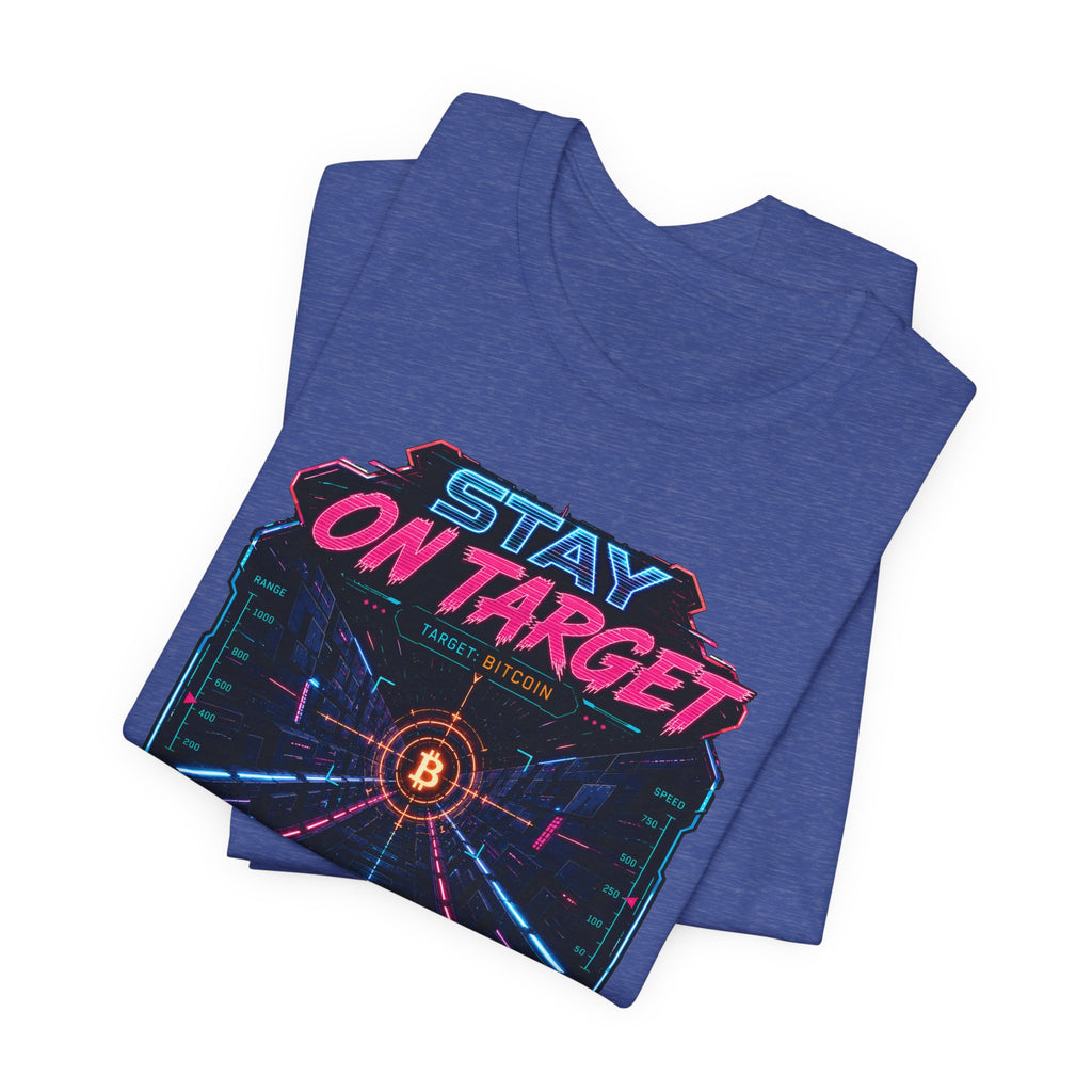 Stay On Target Bitcoin Graphic Tee | Bella Canvas 3001