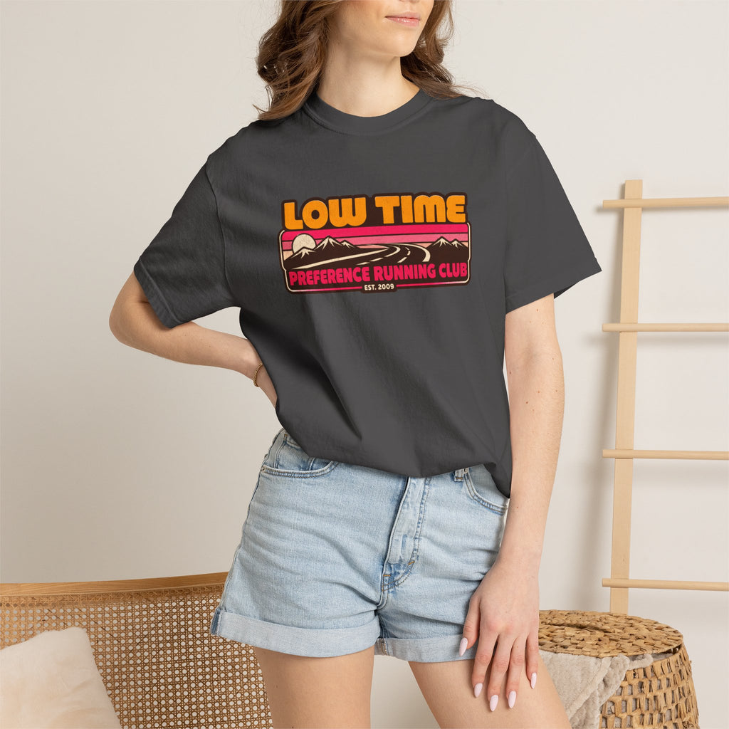 Incognito Heavyweight Low Time Preference Retro Running Club T-Shirt | Comfort Colors 1717