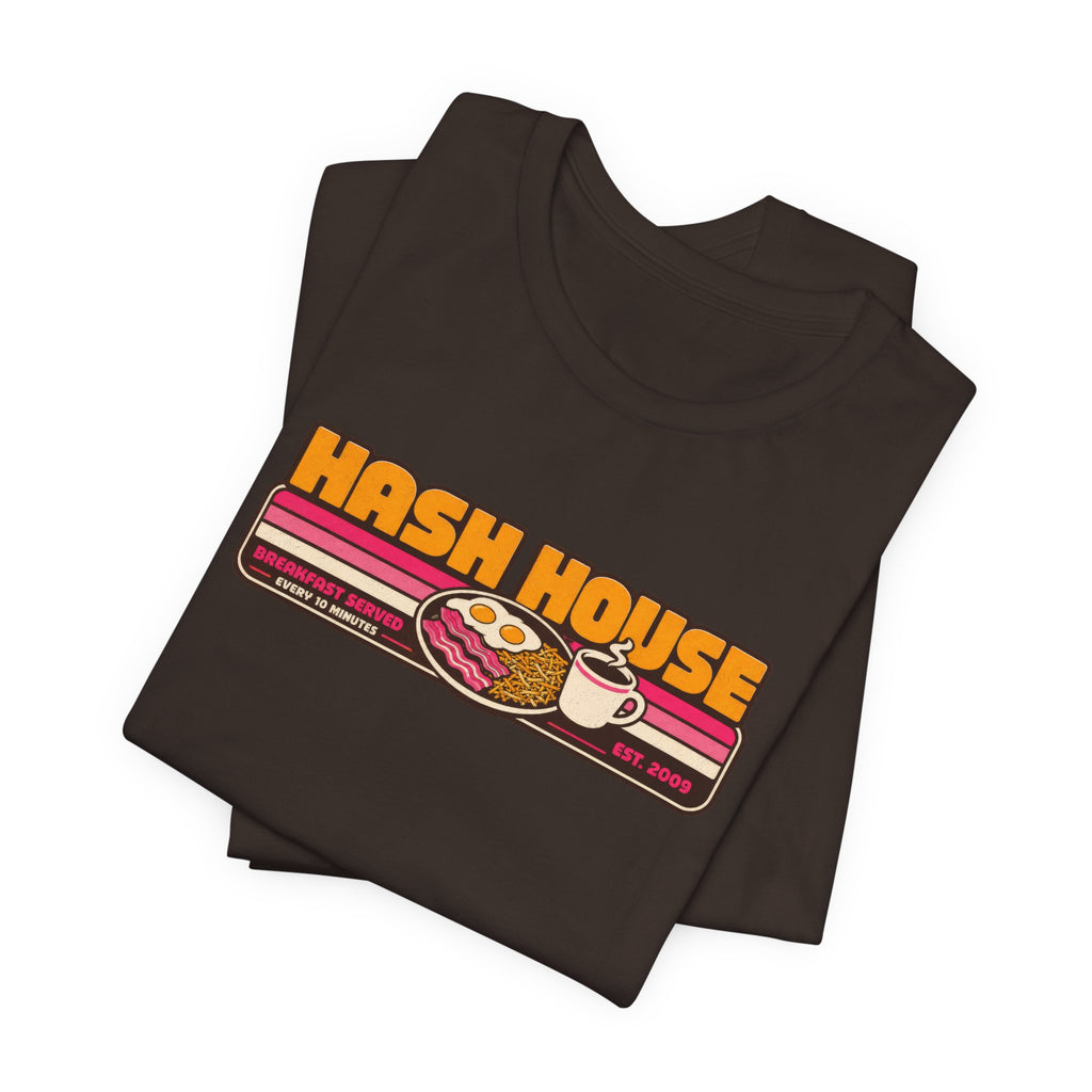 Incognito Hash House Retro Diner Tee | Breakfast Vintage Cafe Shirt | Bella Canvas 3001