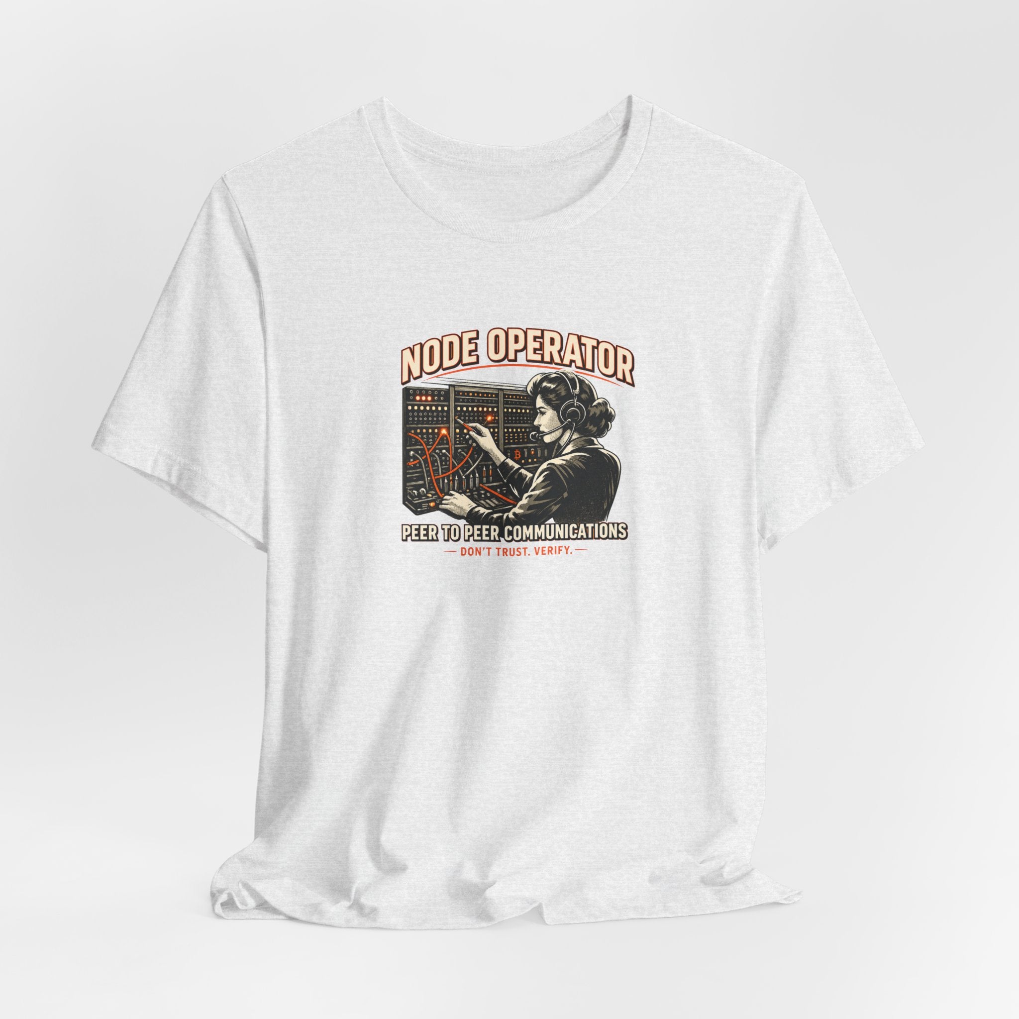 Node Operator Bitcoin Tee | Don't Trust Verify | Peer to Peer | Bella Canvas 3001