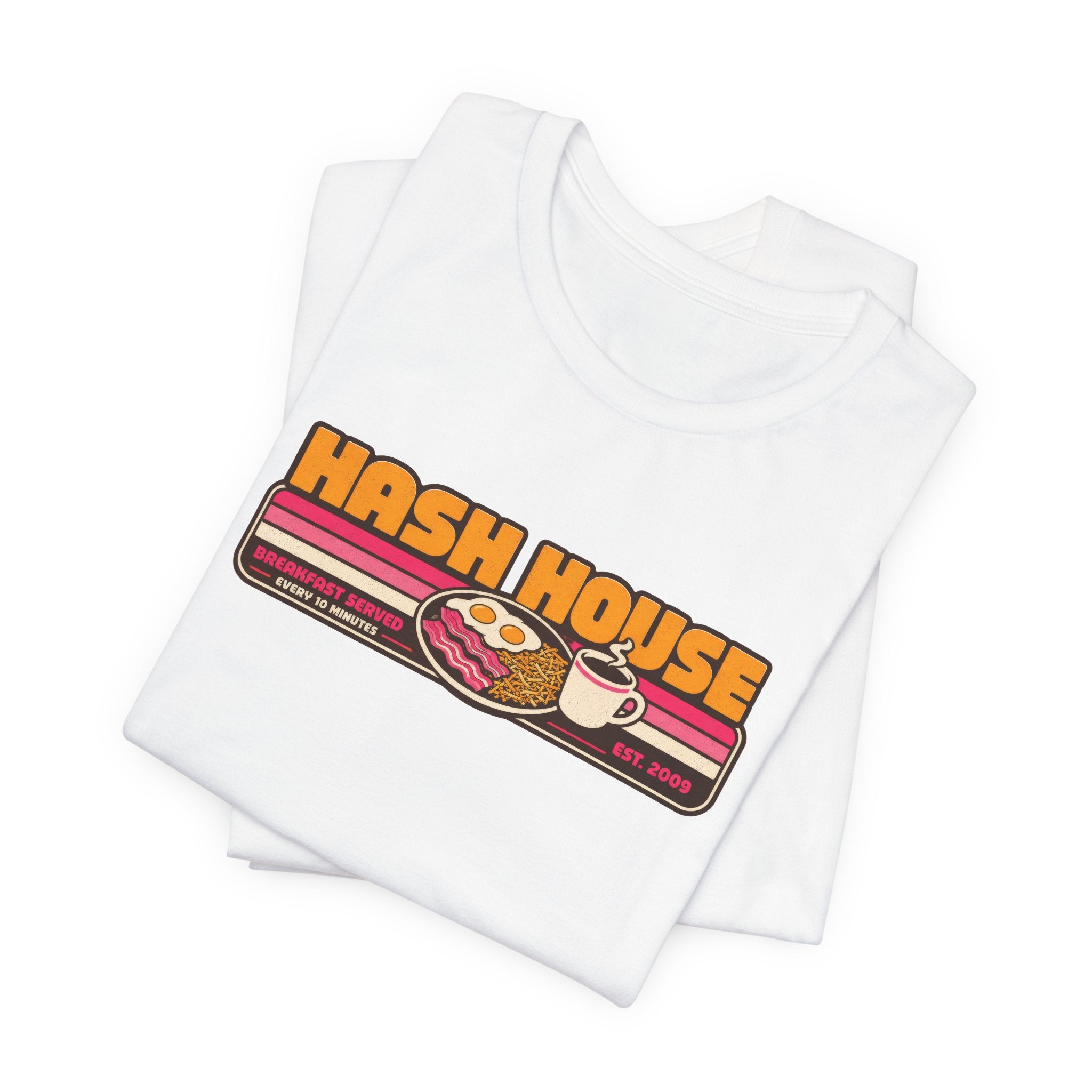 Incognito Hash House Retro Diner Tee | Breakfast Vintage Cafe Shirt | Bella Canvas 3001