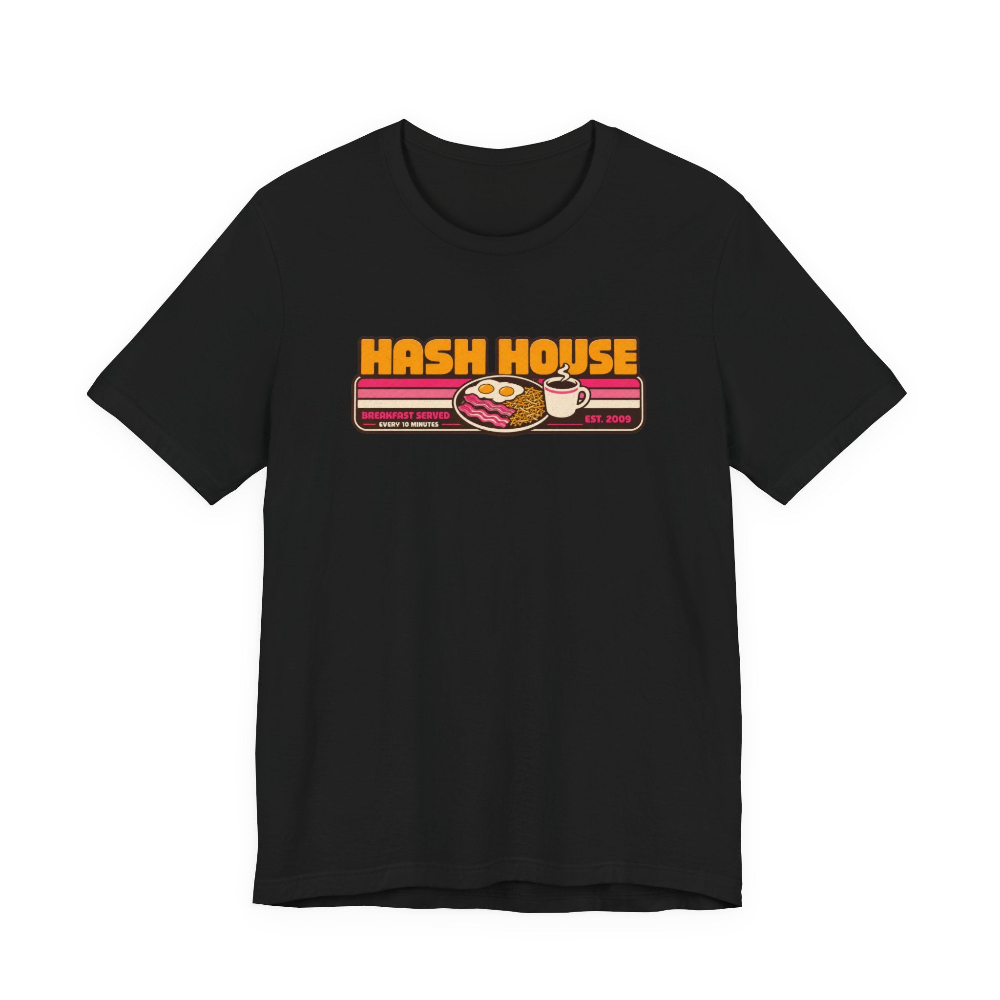 Incognito Hash House Retro Diner Tee | Breakfast Vintage Cafe Shirt | Bella Canvas 3001