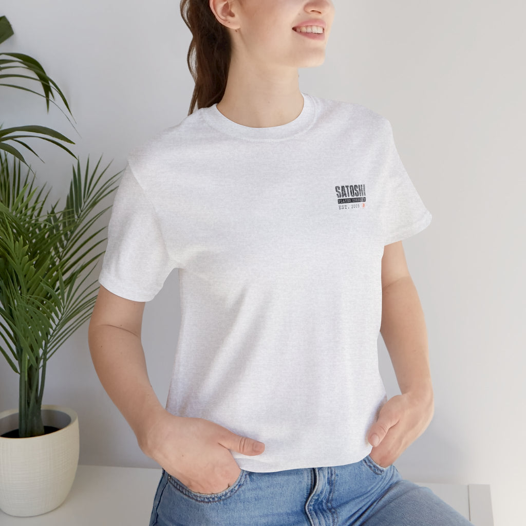 Satoshi Nakamoto Shirt | Player Unknown Bitcoin Tee | Don't Trust Verify Band T-shirt | Bella Canvas 3001