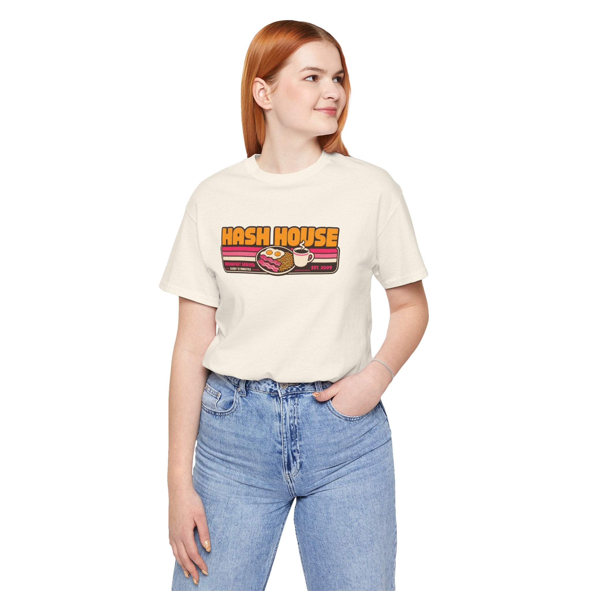 Incognito Hash House Retro Diner Tee | Breakfast Vintage Cafe Shirt | Bella Canvas 3001