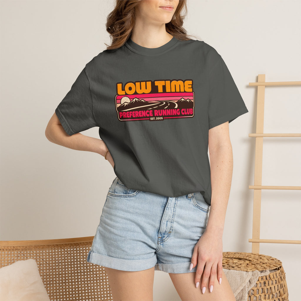 Incognito Heavyweight Low Time Preference Retro Running Club T-Shirt | Comfort Colors 1717
