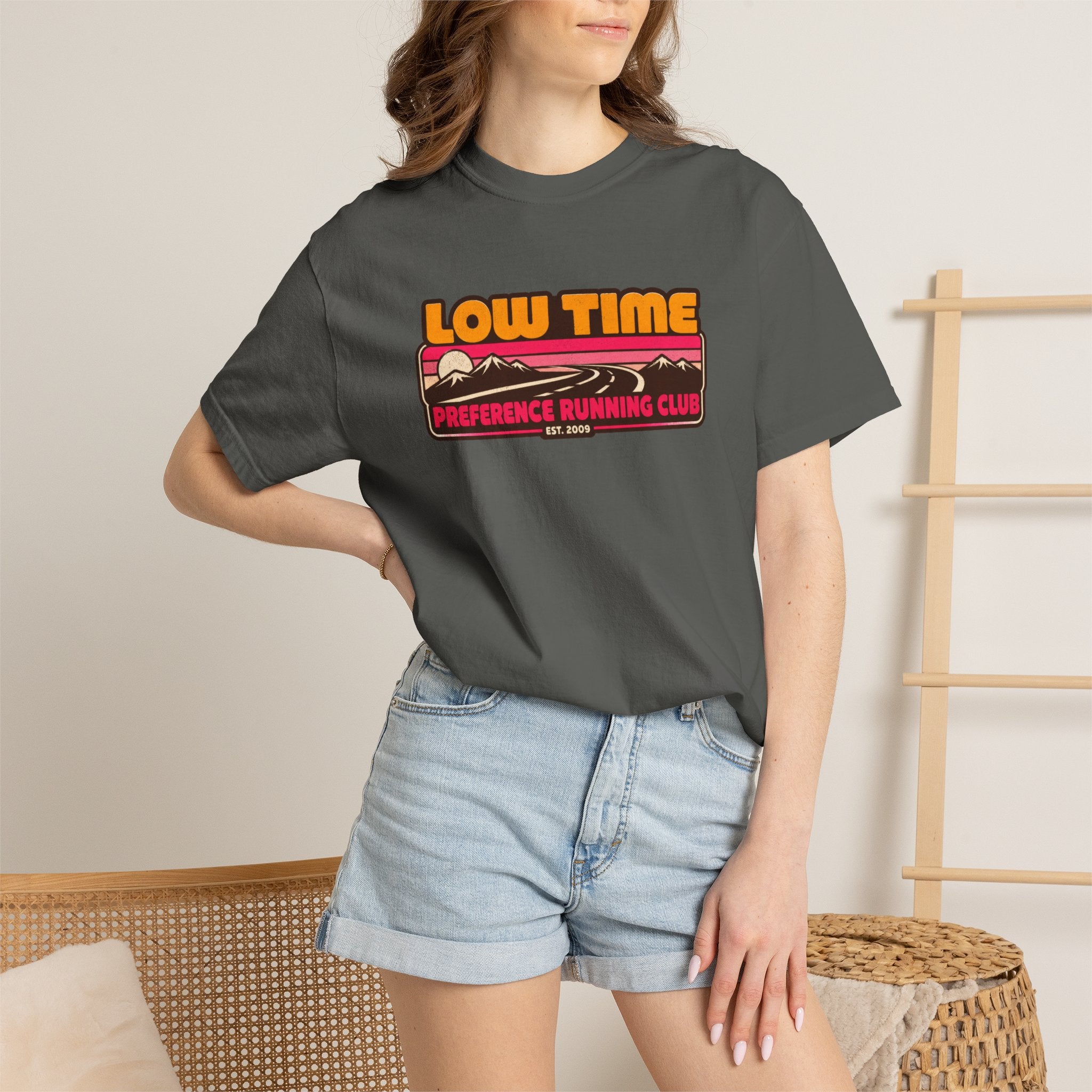 Incognito Heavyweight Low Time Preference Retro Running Club T-Shirt | Comfort Colors 1717
